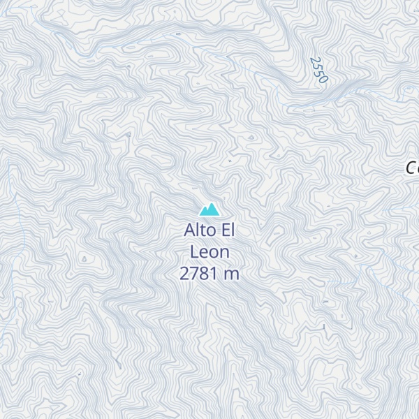 Map of Alto El Leon