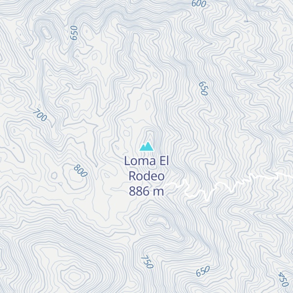 Map of Loma El Rodeo