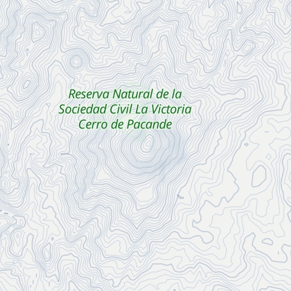 Map of Cerro Pacandé