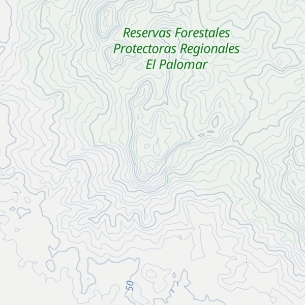 Map of Cerro Palomar