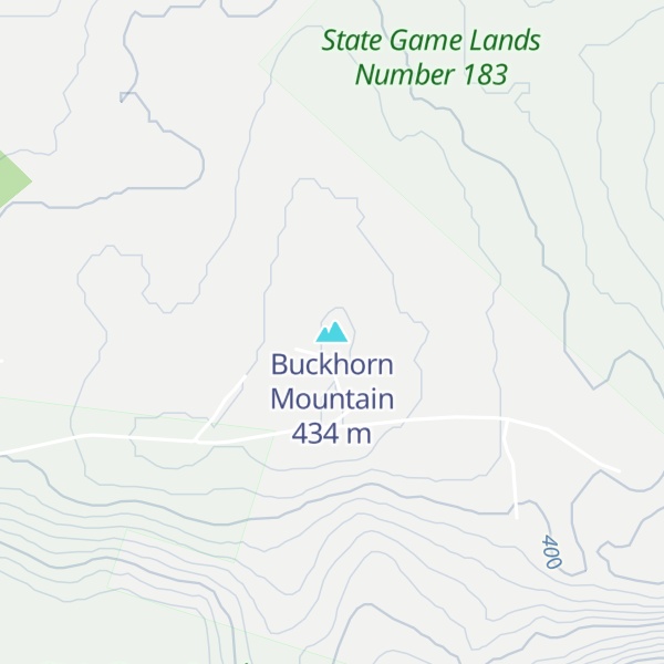 Map of Buckhorn Mountain