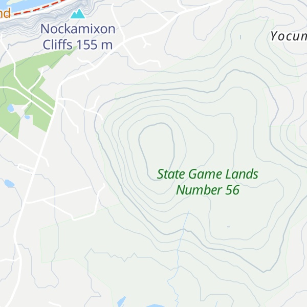 Map of Coffman Hill