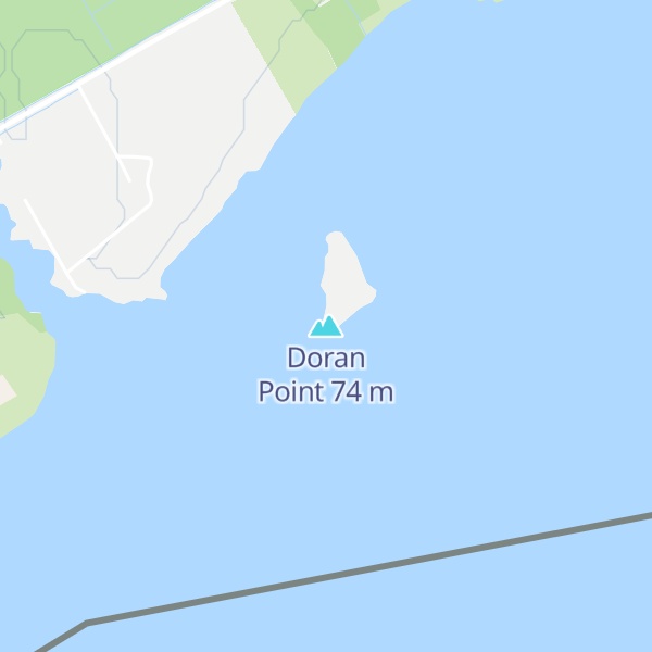 Map of Doran Point
