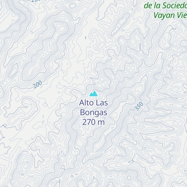 Map of Alto Las Bongas
