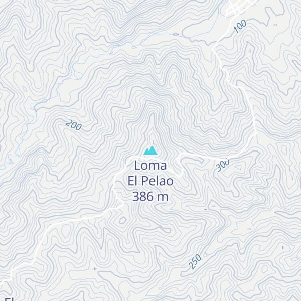 Map of Loma El Pelao