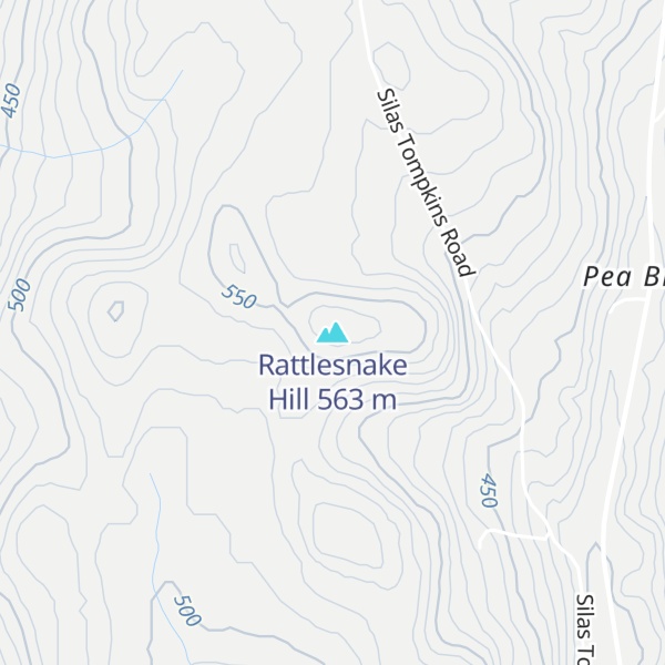 Map of Rattlesnake Hill