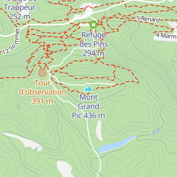 Map of Mont Grand Pic