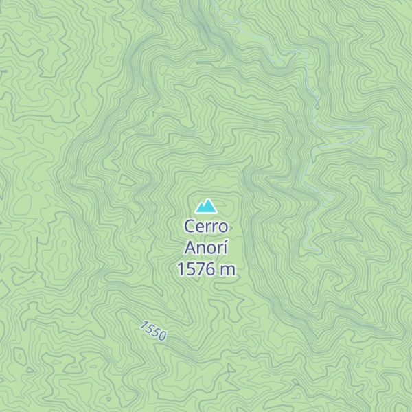 Map of Cerro Anorí