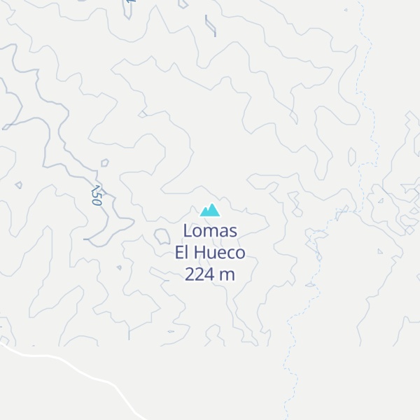 Map of Lomas El Hueco