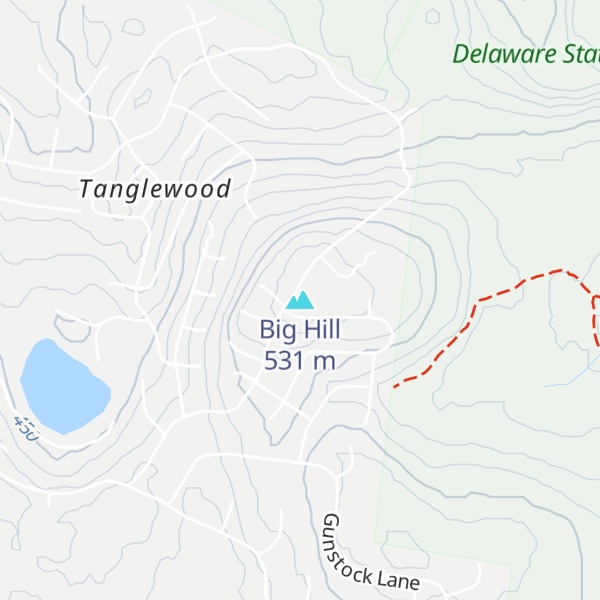 Map of Big Hill