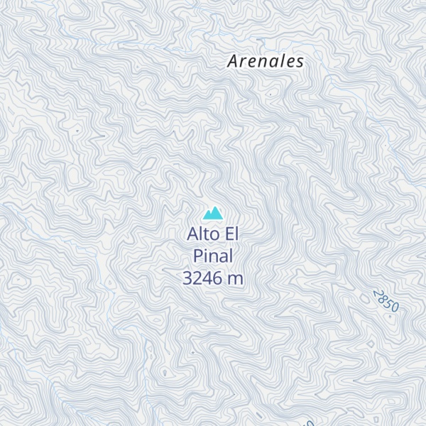 Map of Alto El Pinal