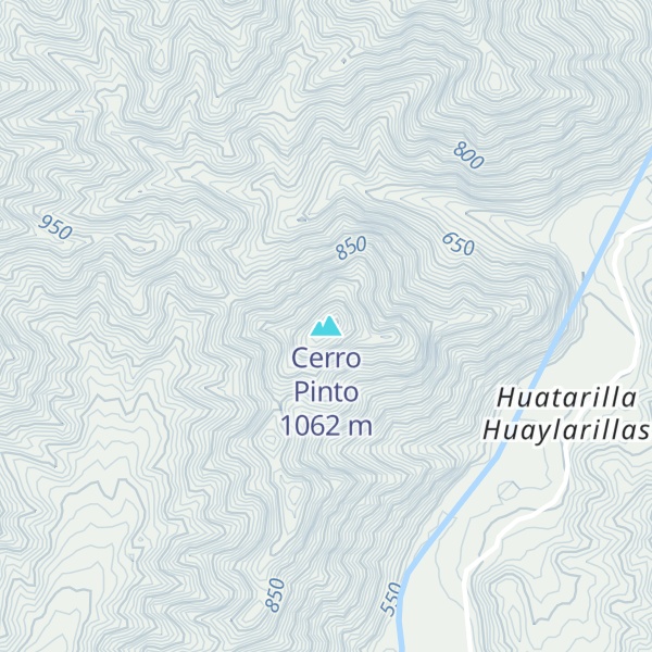 Map of Cerro Pinto