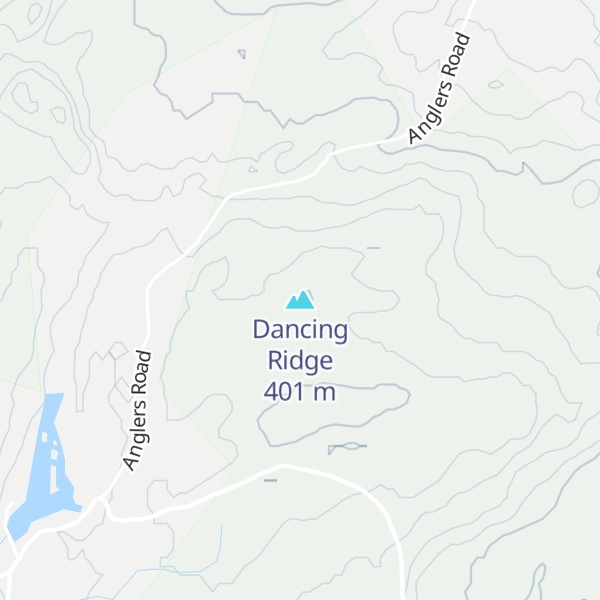 Map of Dancing Ridge