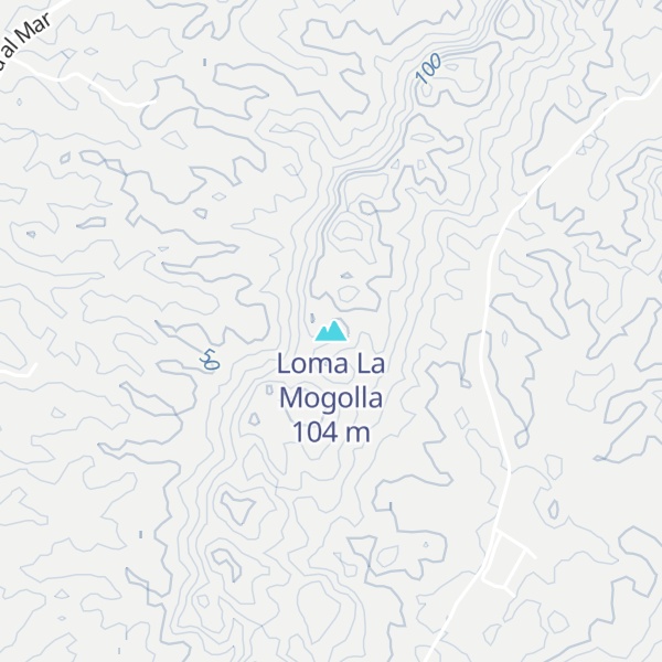 Map of Loma La Mogolla