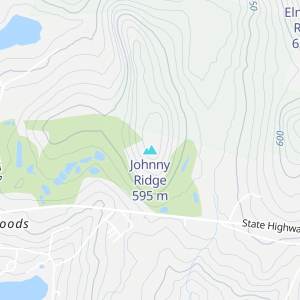 Map of Johnny Ridge