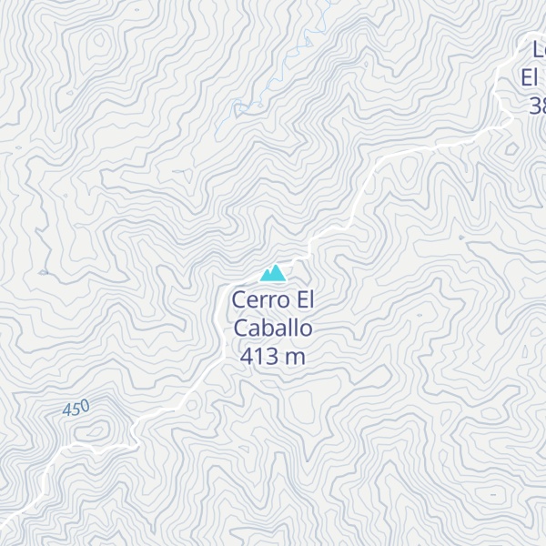 Map of Cerro El Caballo