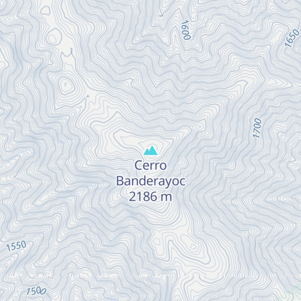 Map of Cerro Banderayoc
