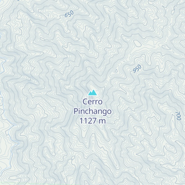 Map of Cerro Pinchango
