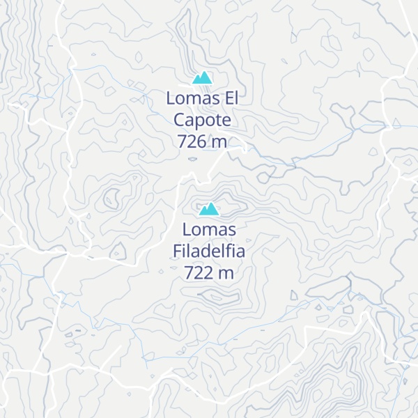 Map of Lomas Filadelfia