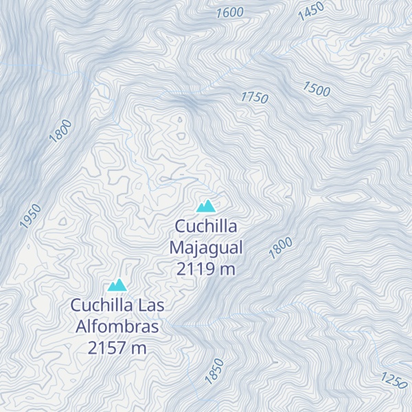 Map of Cuchilla Majagual