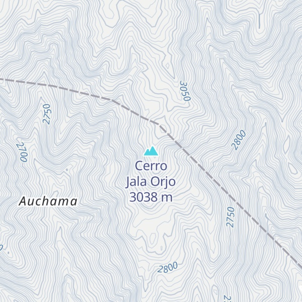 Map of Cerro Jala Orjo