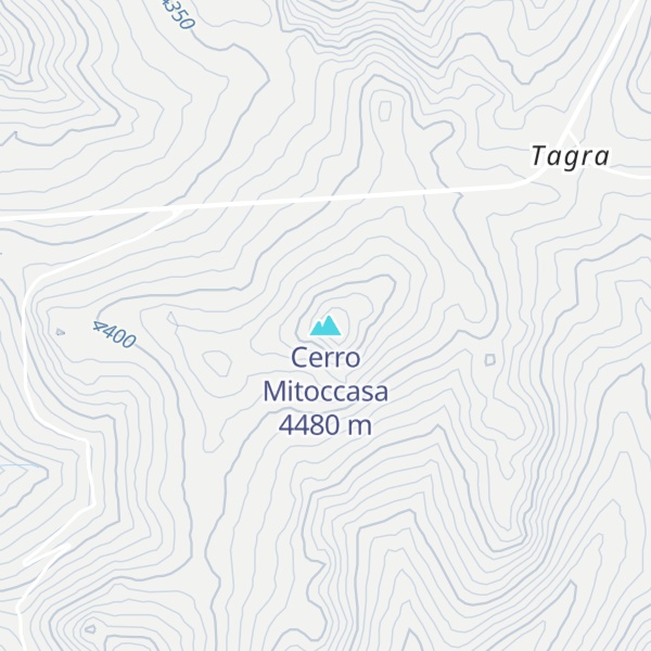 Map of Cerro Mitoccasa