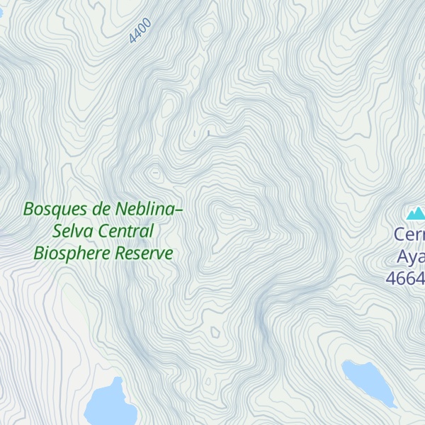 Map of Cerro Punto