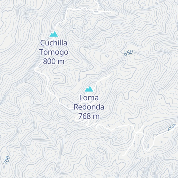 Map of Loma Redonda