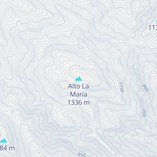 Map of Alto La María
