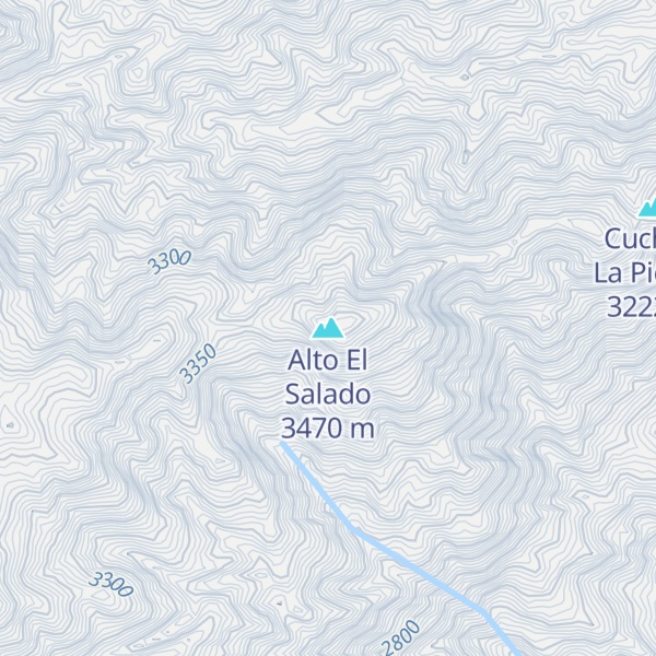 Map of Alto El Salado