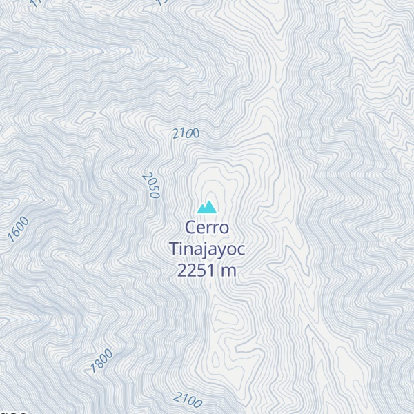 Map of Cerro Tinajayoc