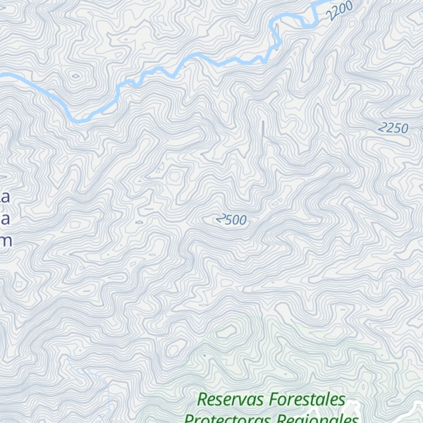 Map of Alto Paramillo