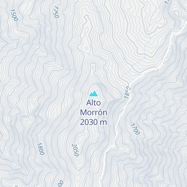 Map of Alto Morrón