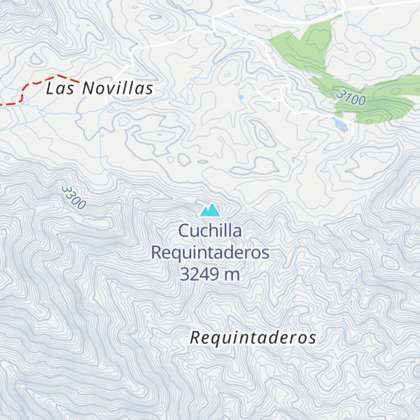 Map of Cuchilla Requintaderos