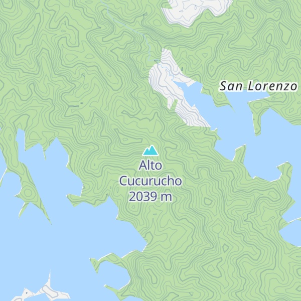 Map of Alto Cucurucho