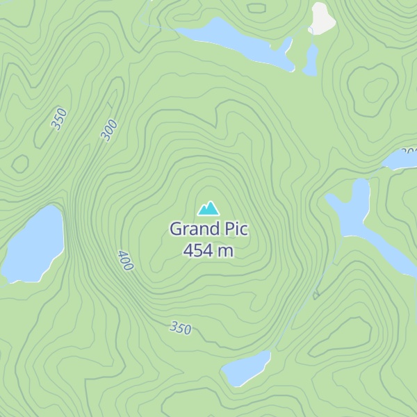 Map of Grand Pic