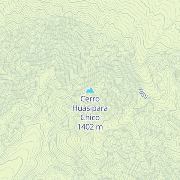 Map of Cerro Huasipara Chico