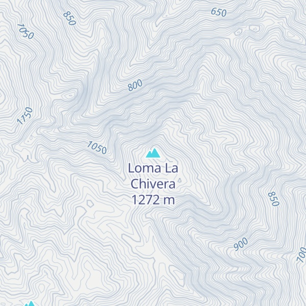 Map of Loma La Chivera