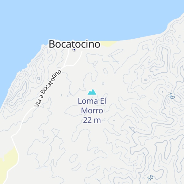 Map of Loma El Morro