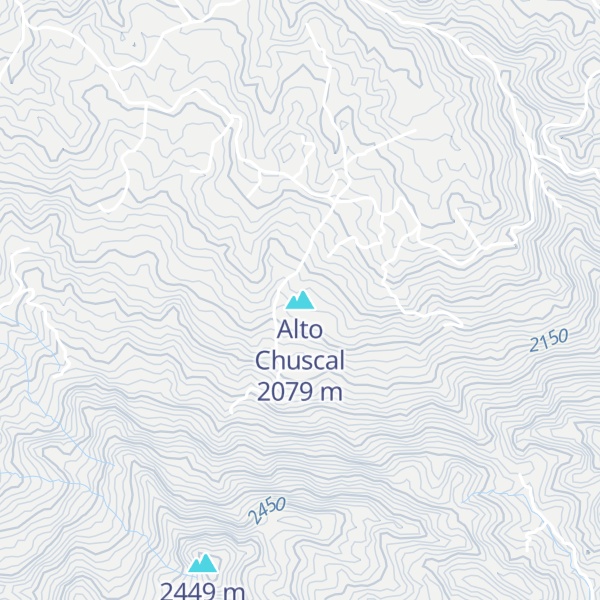 Map of Alto Chuscal