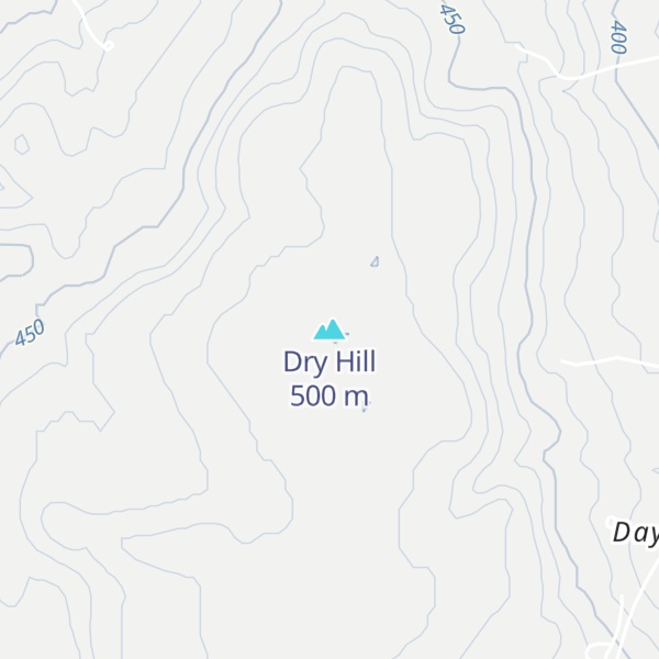 Map of Dry Hill