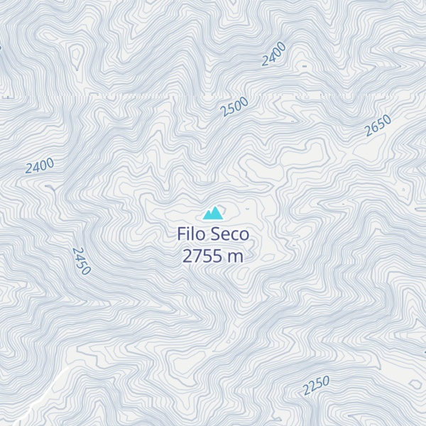 Map of Filo Seco