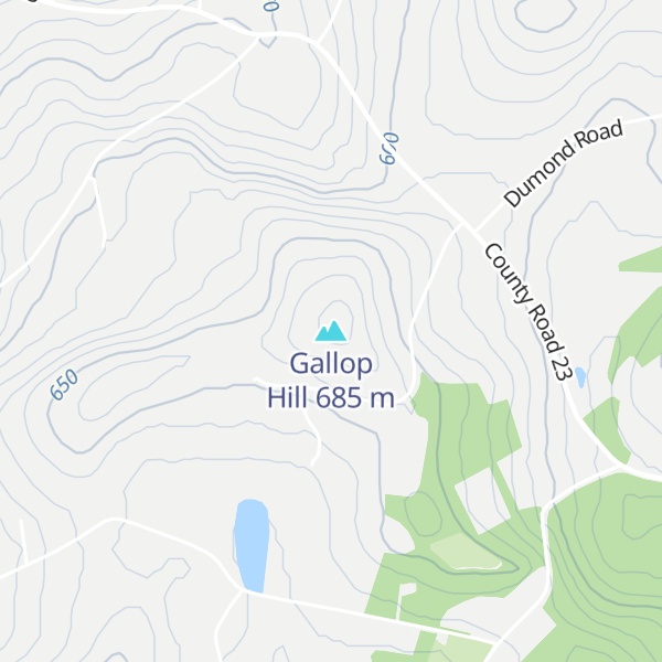 Map of Gallop Hill