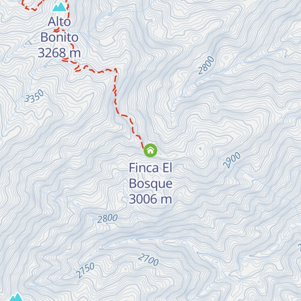 Map of Finca El Bosque