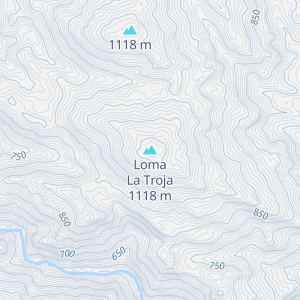 Map of Loma La Troja