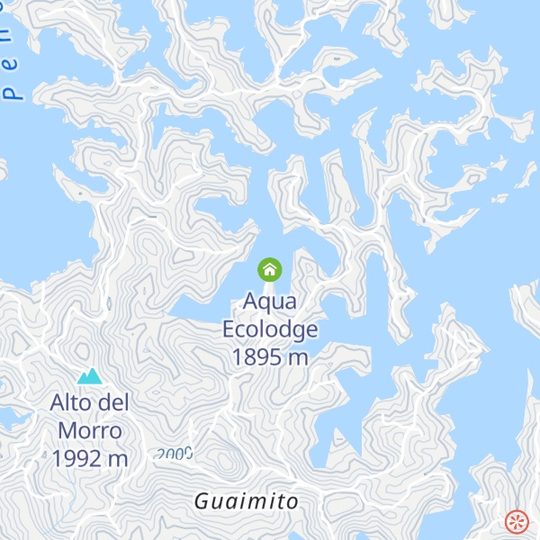 Map of Aqua Ecolodge
