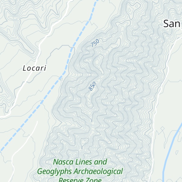 Map of Cerro Llamicho