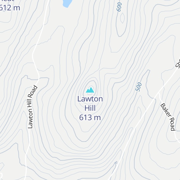 Map of Lawton Hill