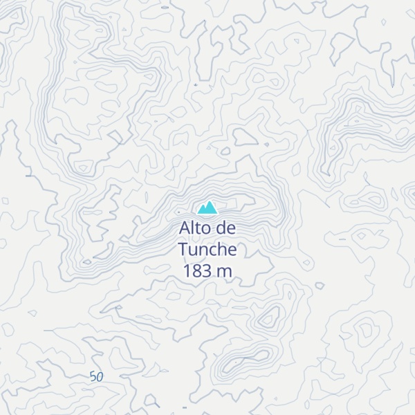 Map of Alto de Tunche