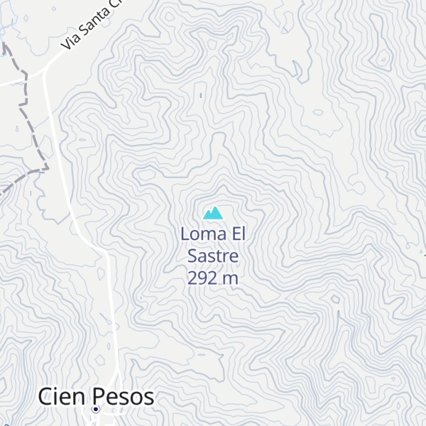 Map of Loma El Sastre